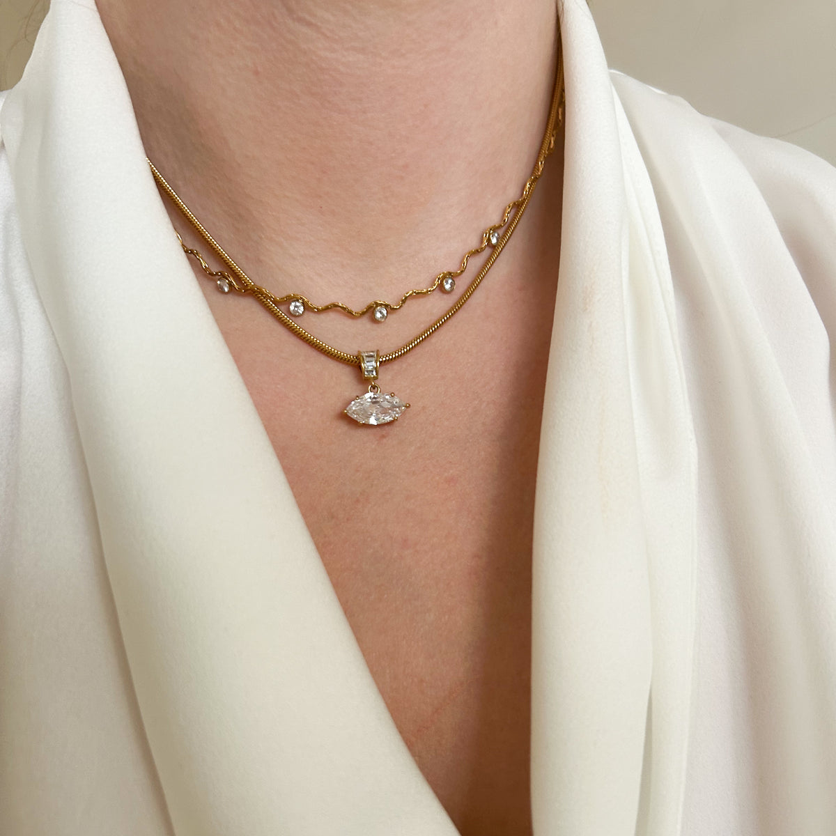 Diamond Eye Necklace