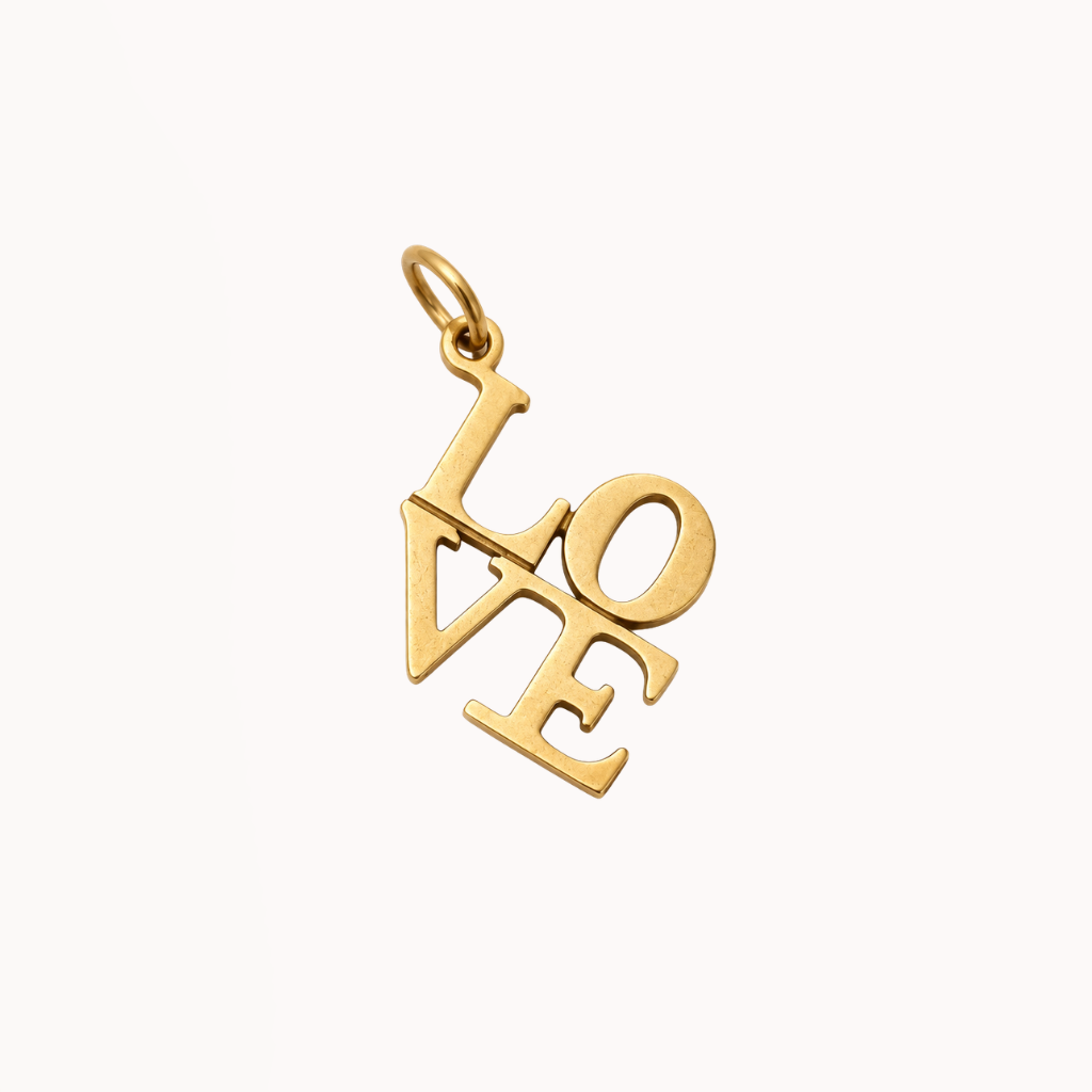 Gold LOVE - Charm