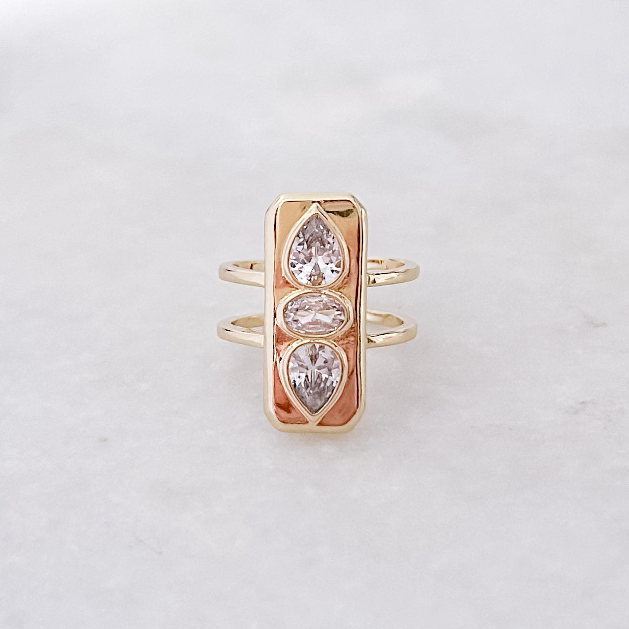 Diamond Amulet Ring