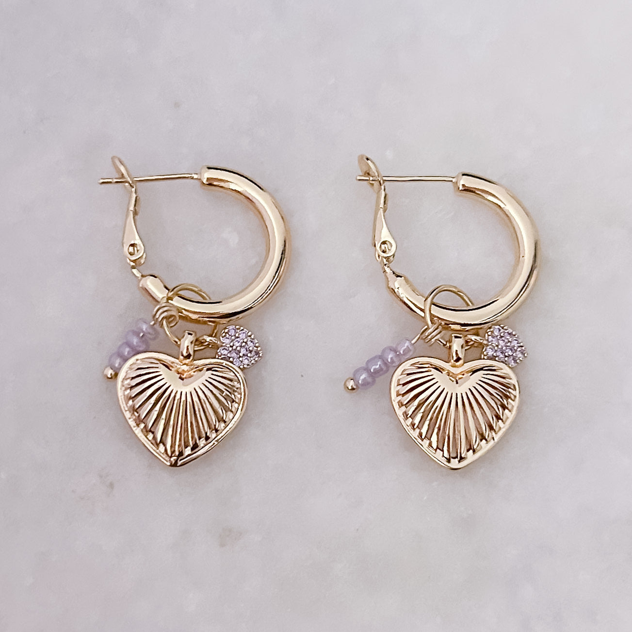 Lilac Hearts - One of a kind