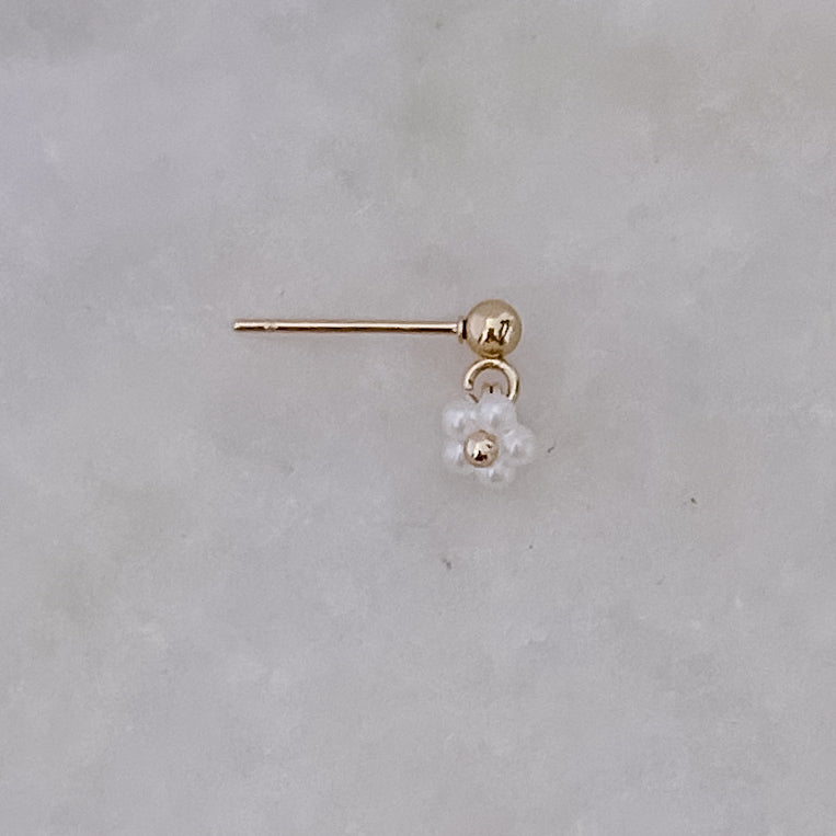 Little White Flower Pin