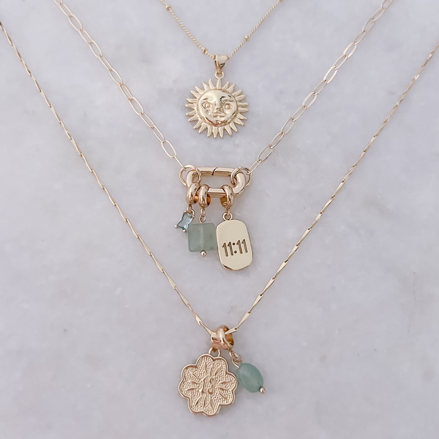 Diamond Stone Charm