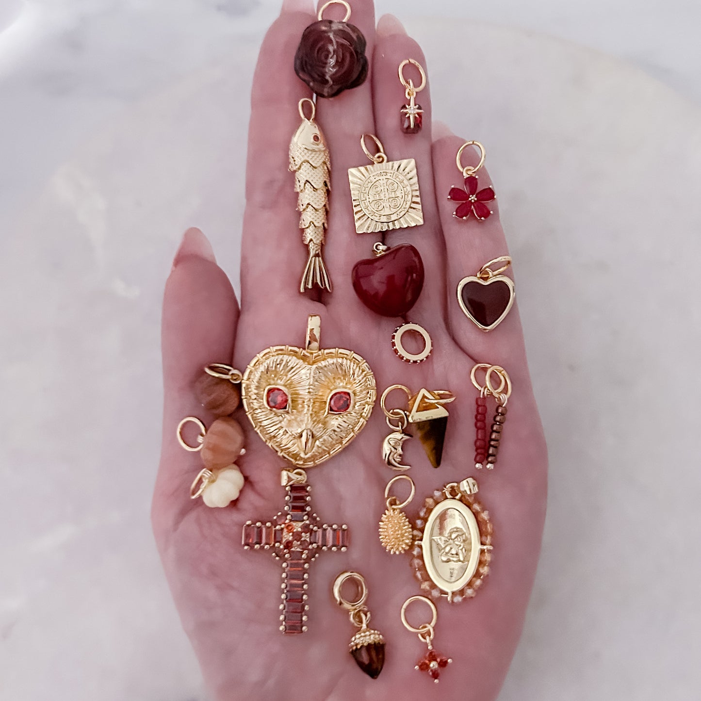Oval Angel - Charm