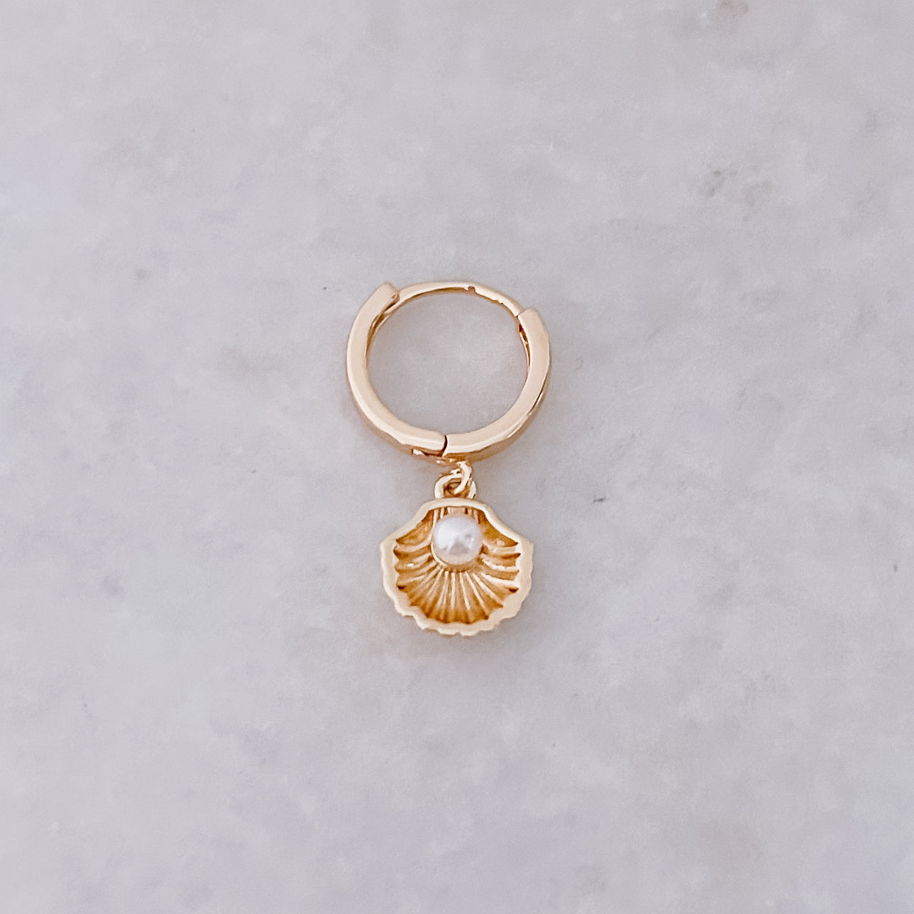 Treassure Shell Chunky Hoop