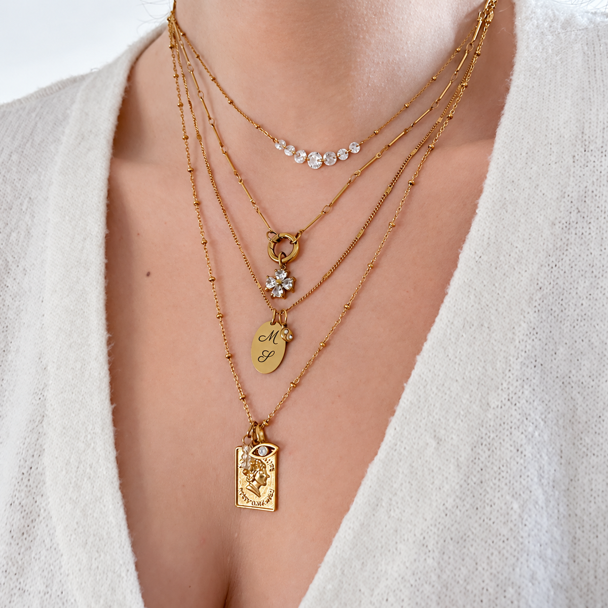 Ella - Lock Necklace