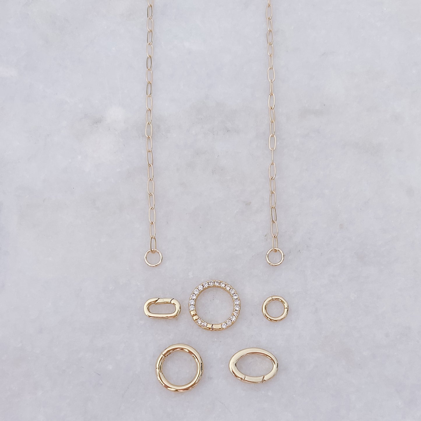 Oval Necklace - 45cm