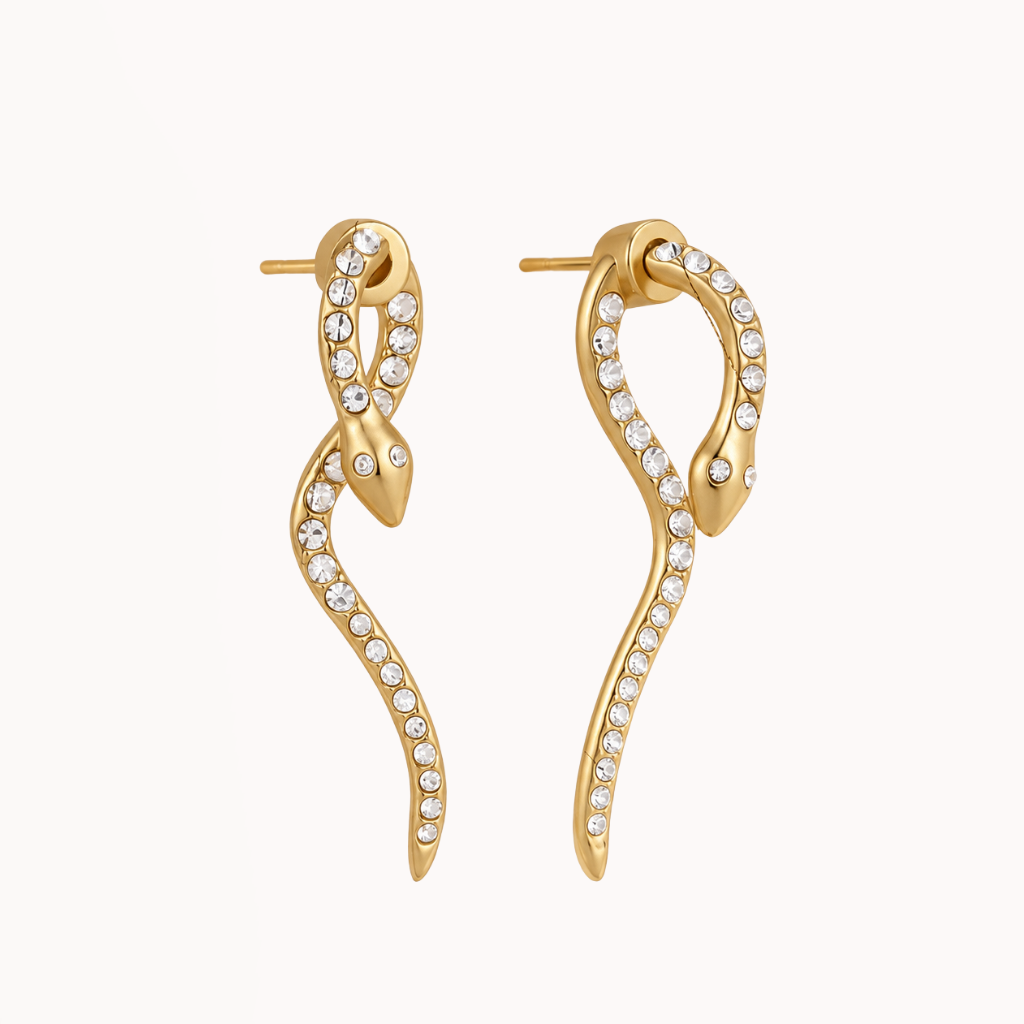 Sparkling Snake Pins