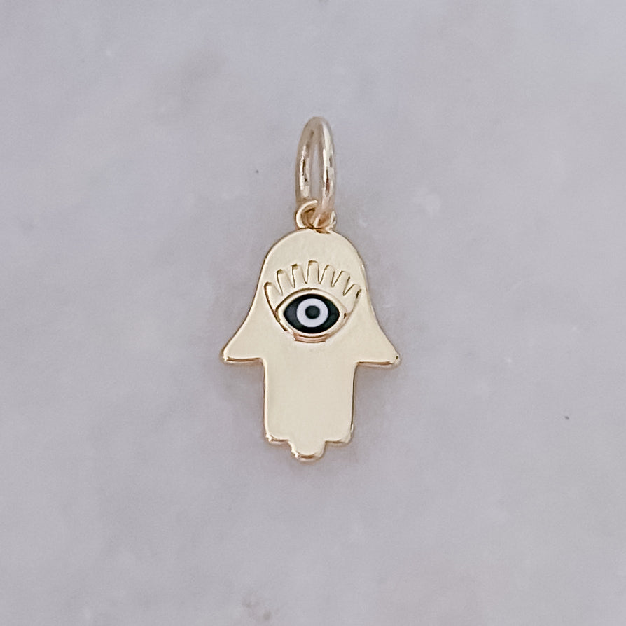 Black Eyed Hamsa - Charm