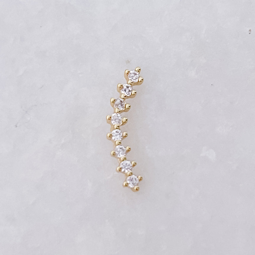 Diamonds Bar Stud