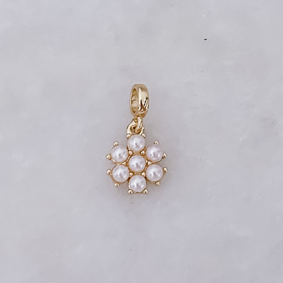 Pearl Flower Charm
