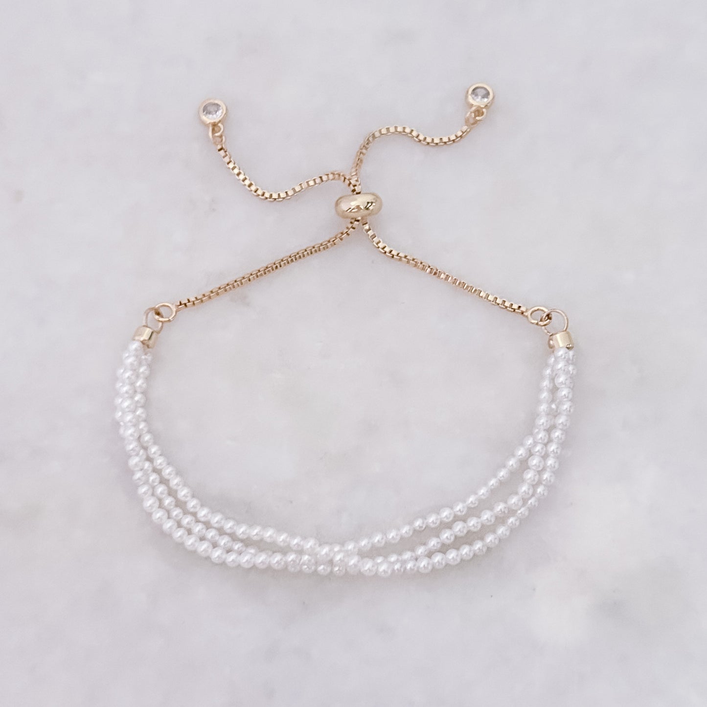 Triple Pearl Bracelet