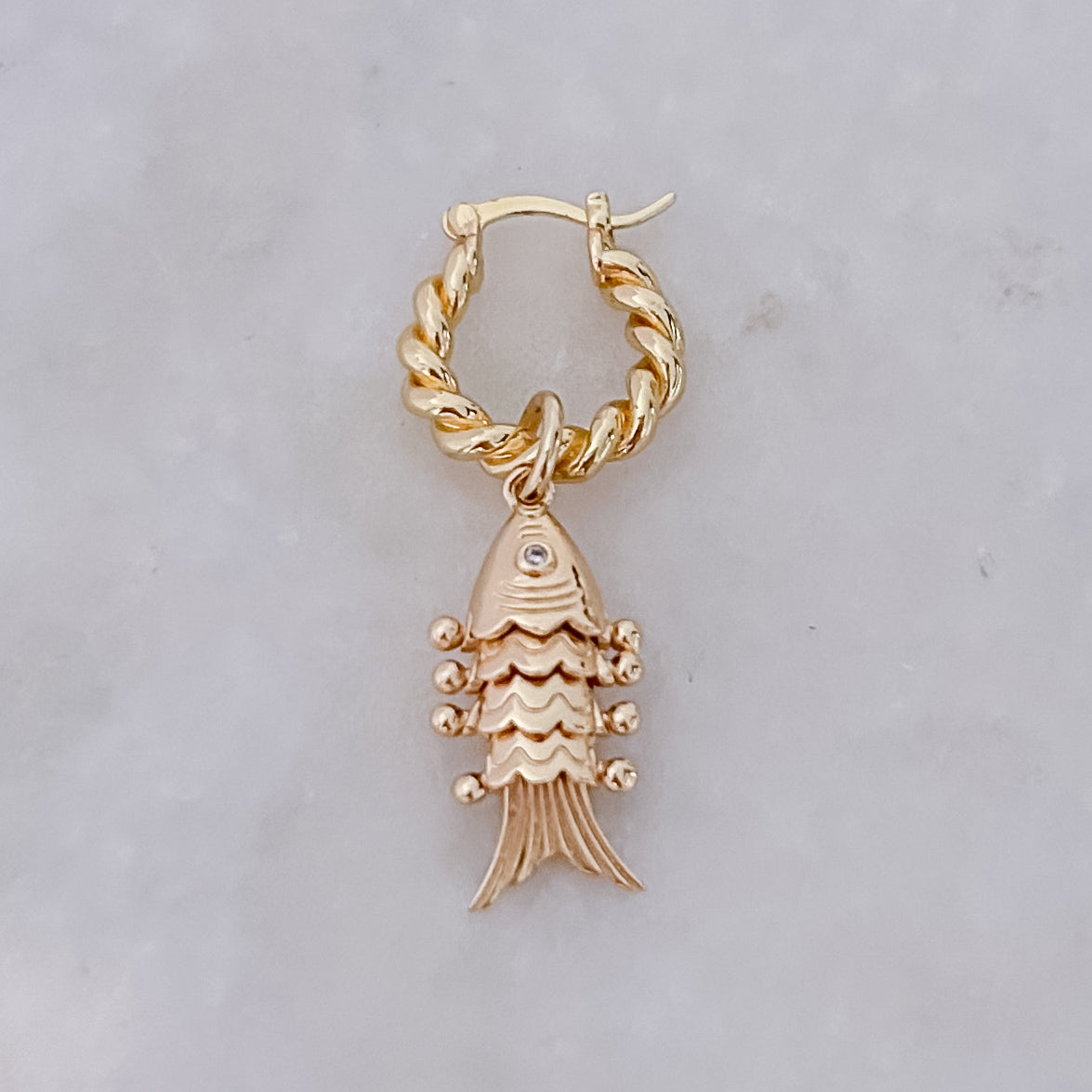Twisted Fish Hoop