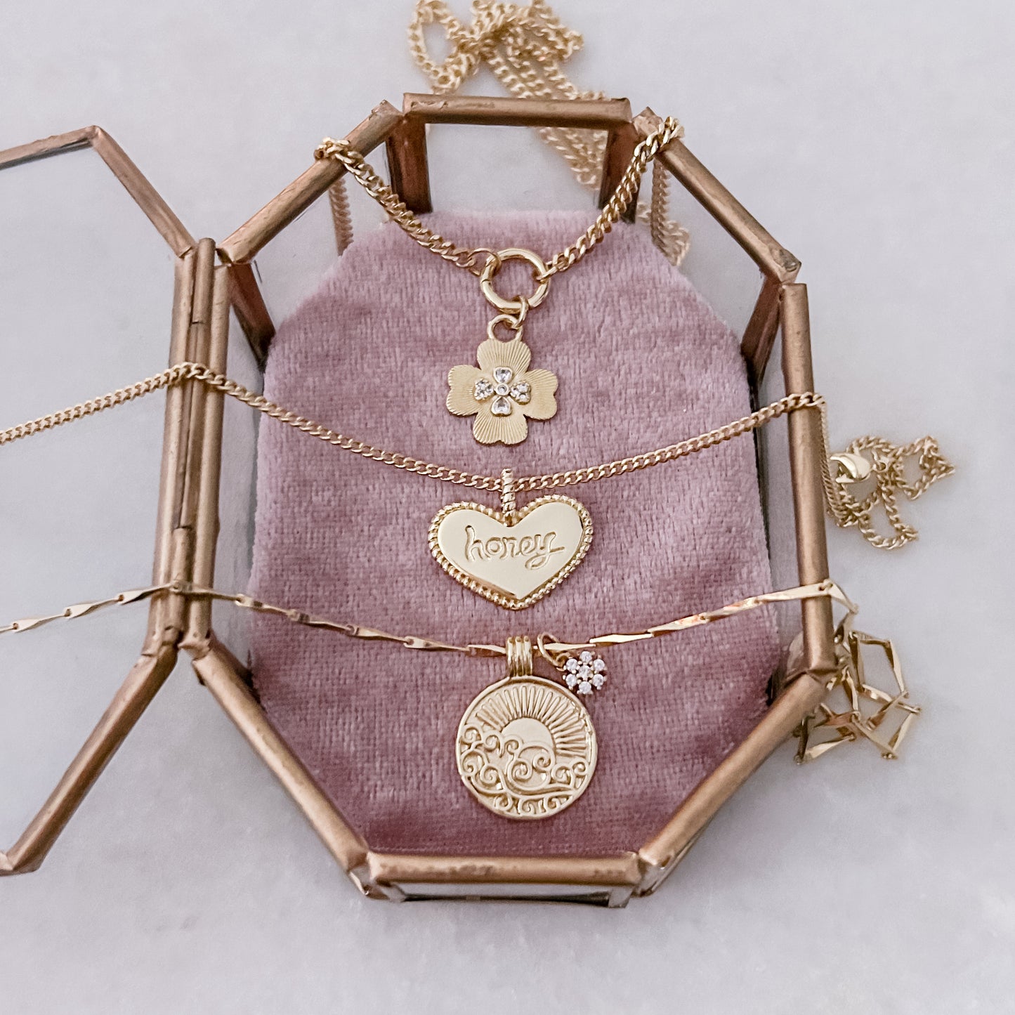 Honey Curb Necklace
