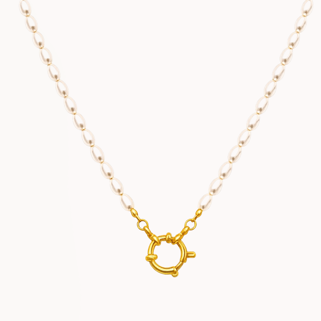 Pretty Pearls - Lock Necklace