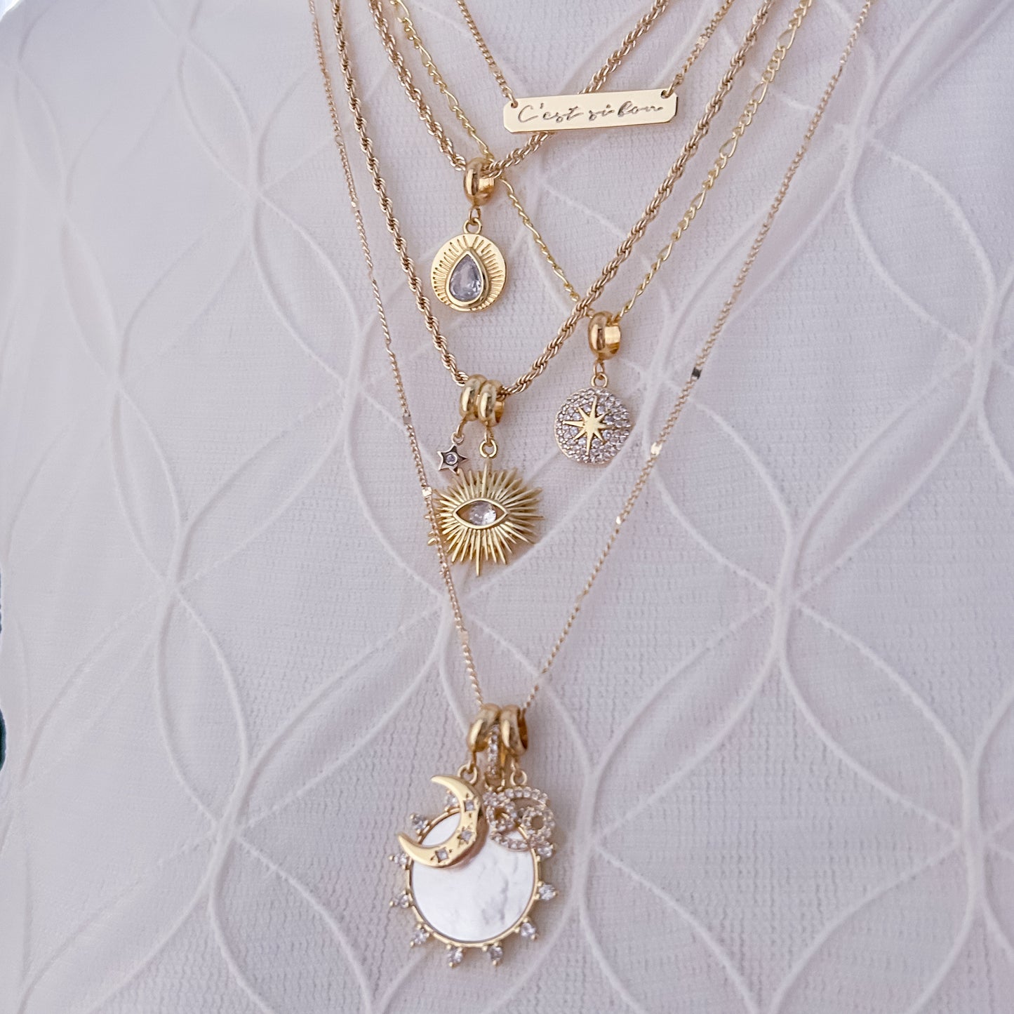 Little North Star Coin Charm