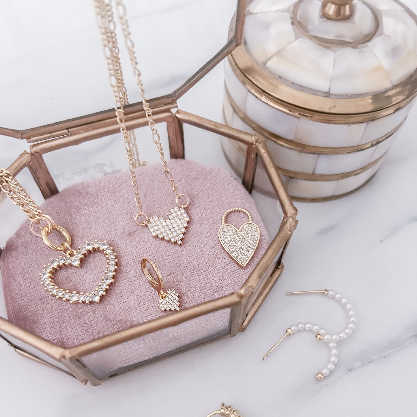 Pearl Hoops