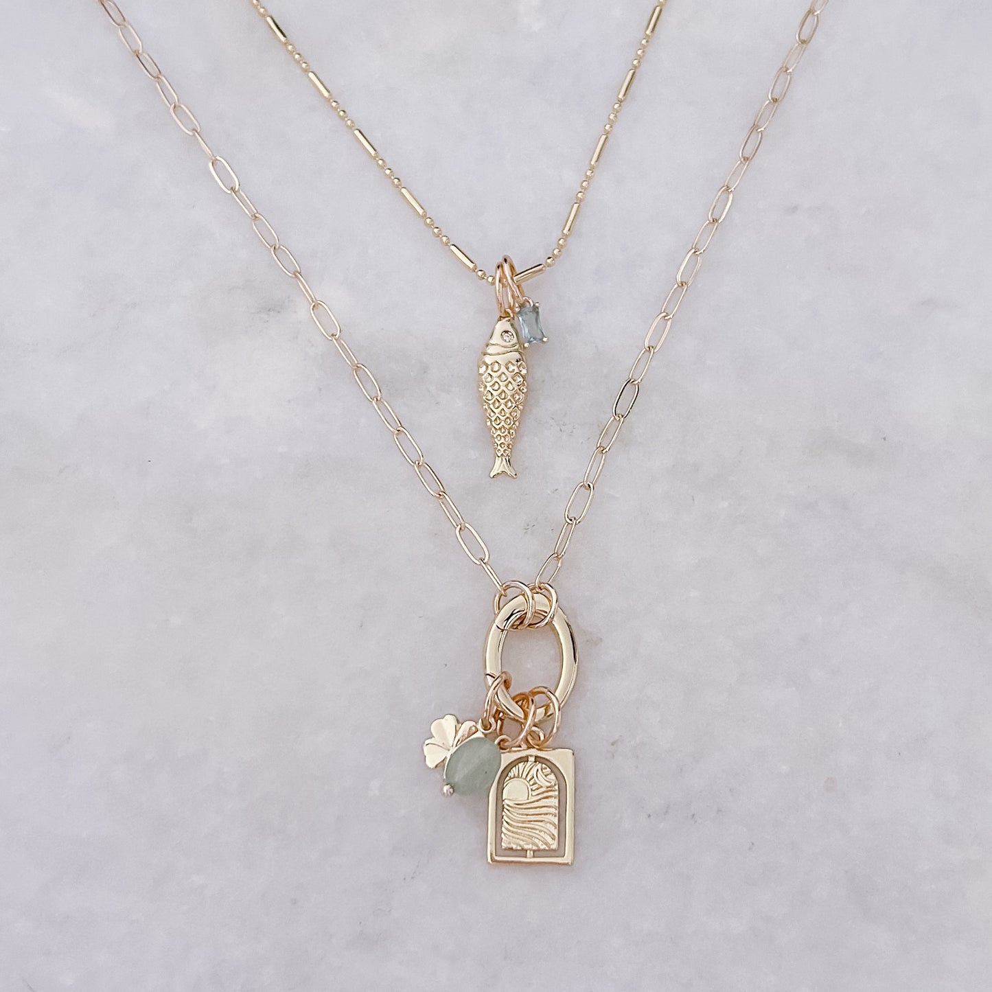 Diamond Stone Charm