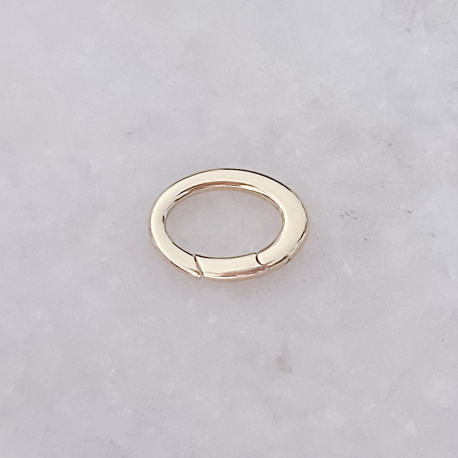 Gold Oval Connector