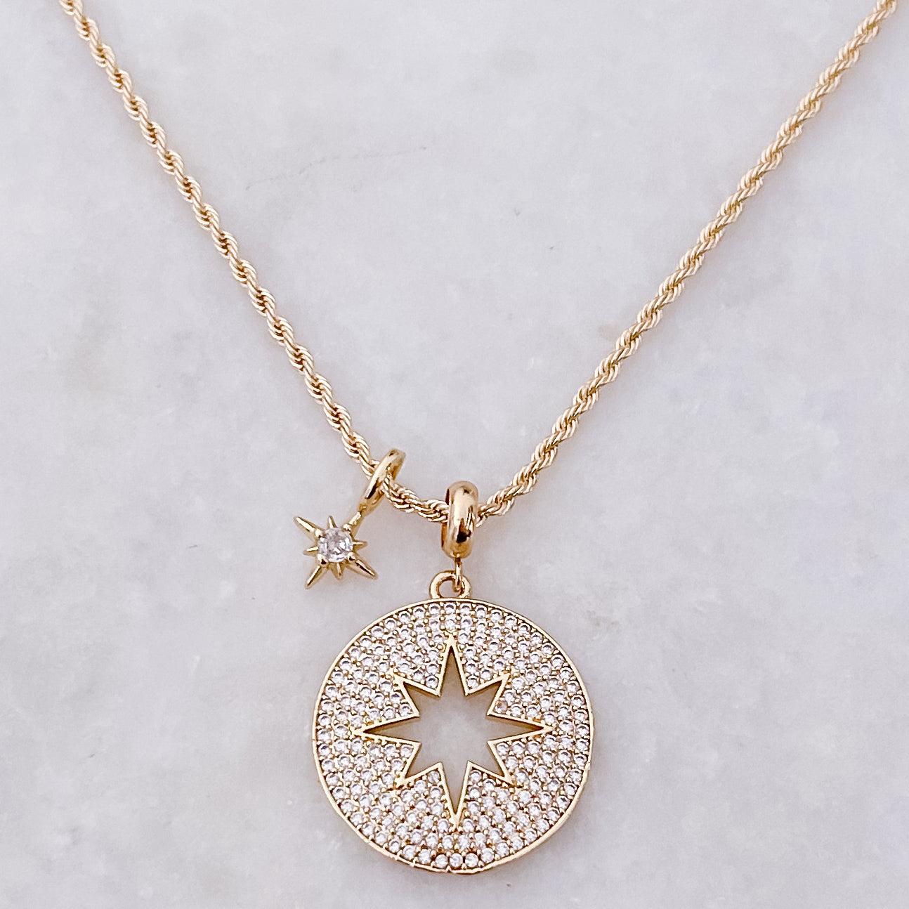 North Star Rope Necklace