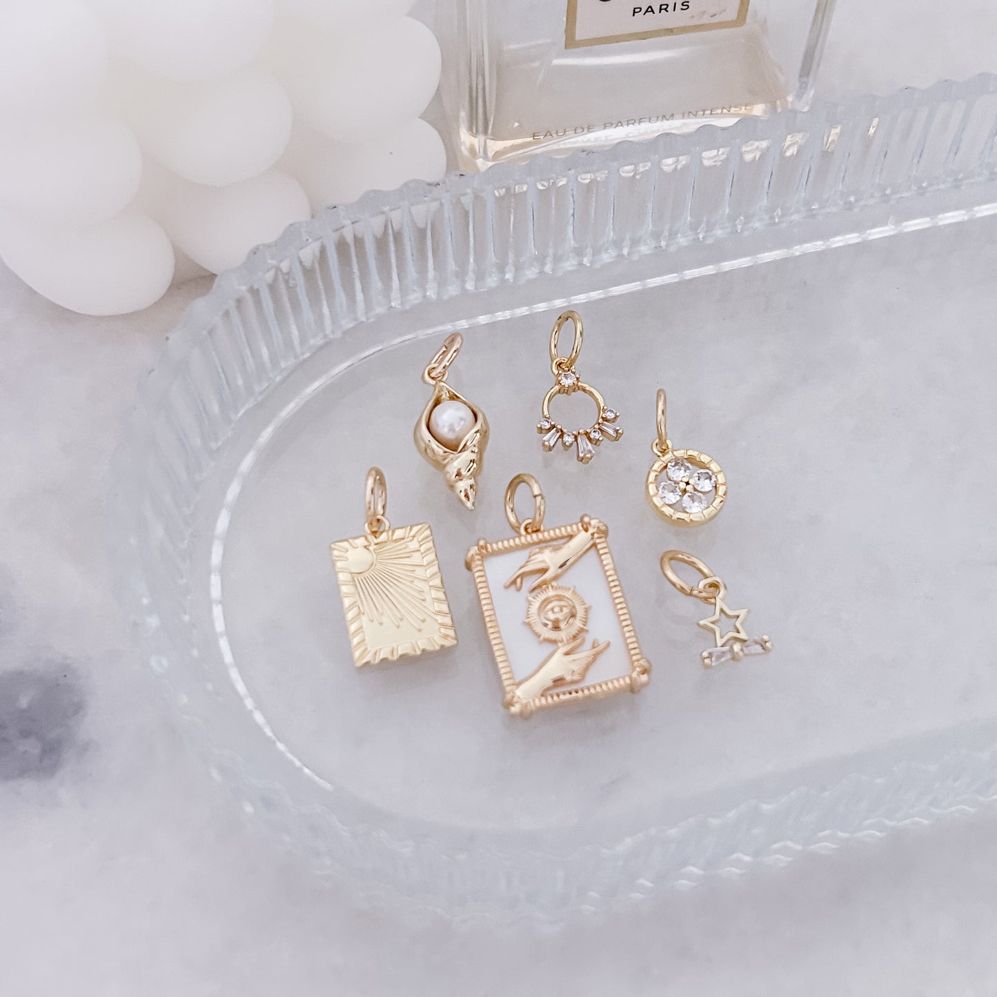 Monogram Clover - Charm