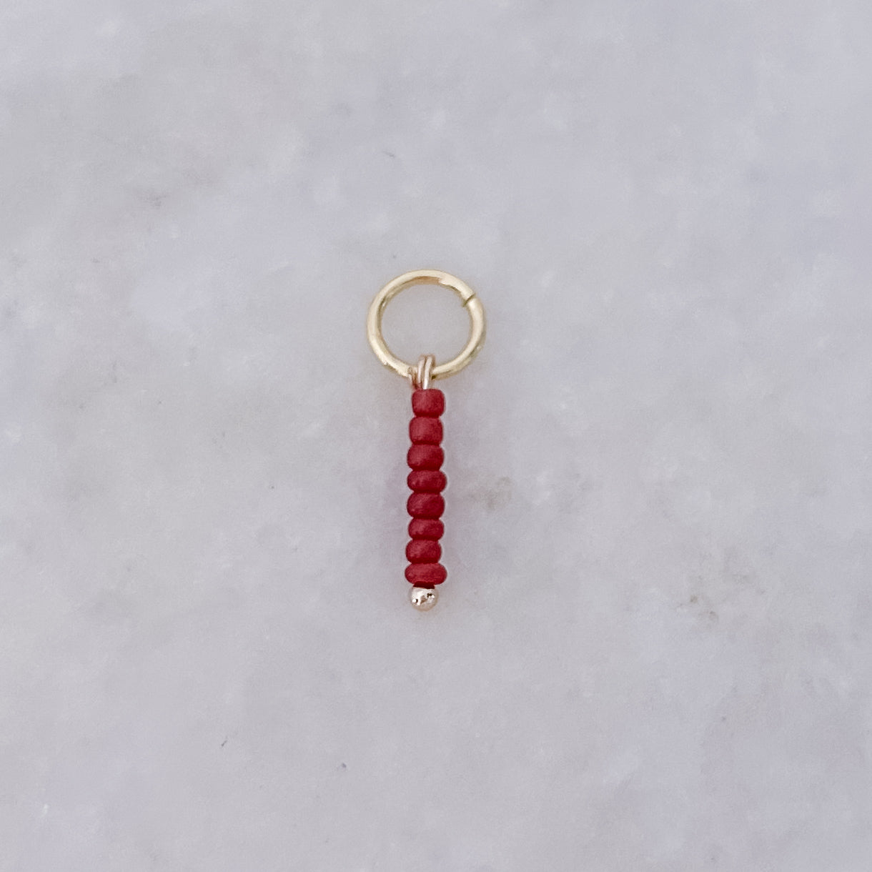 Red Stack Beads - Charm