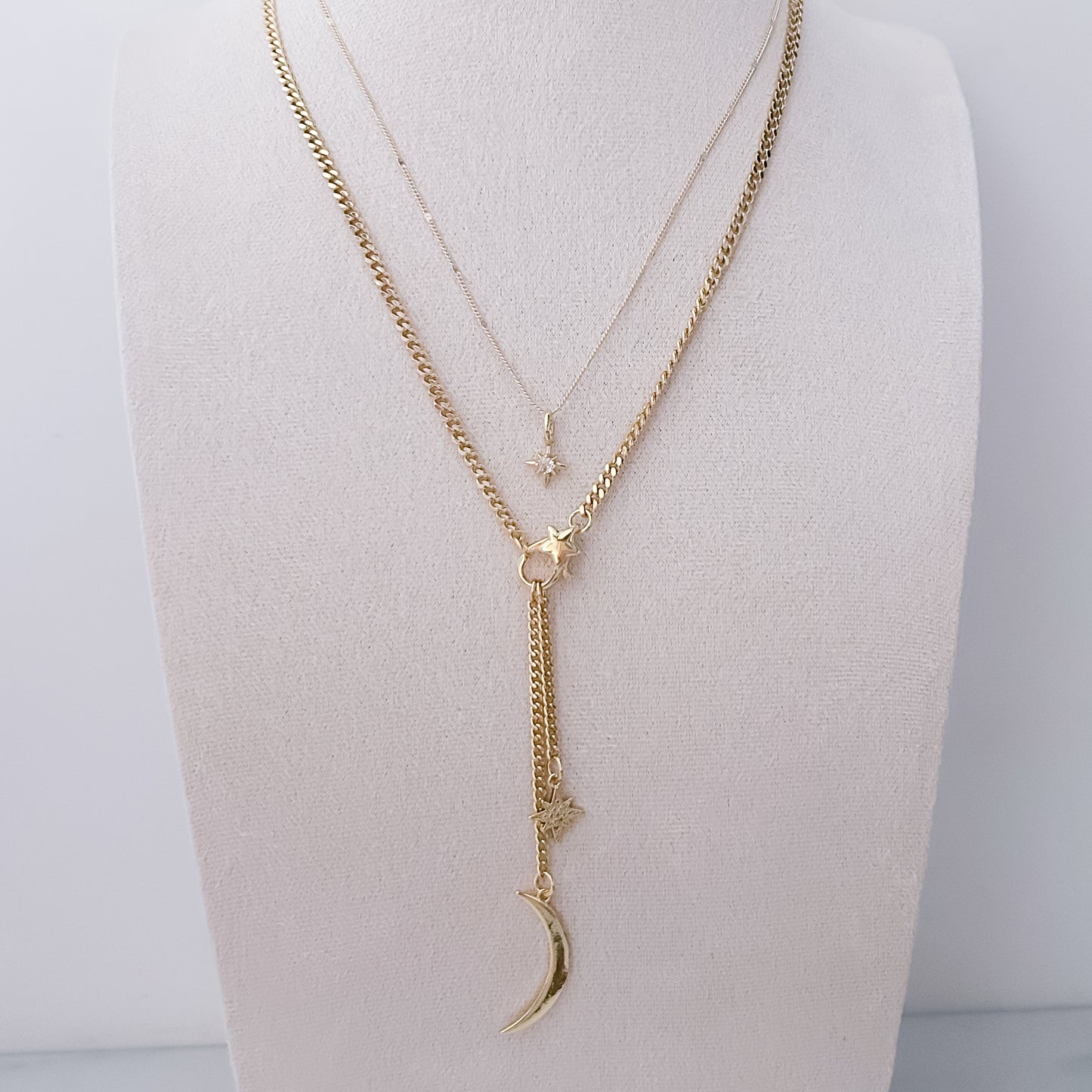 Over the Moon - Charm Necklace