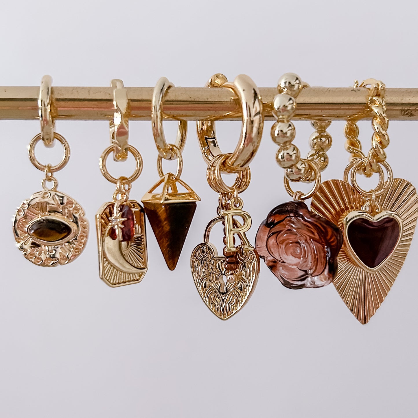 Tiger Brown Evil Eye - Charm