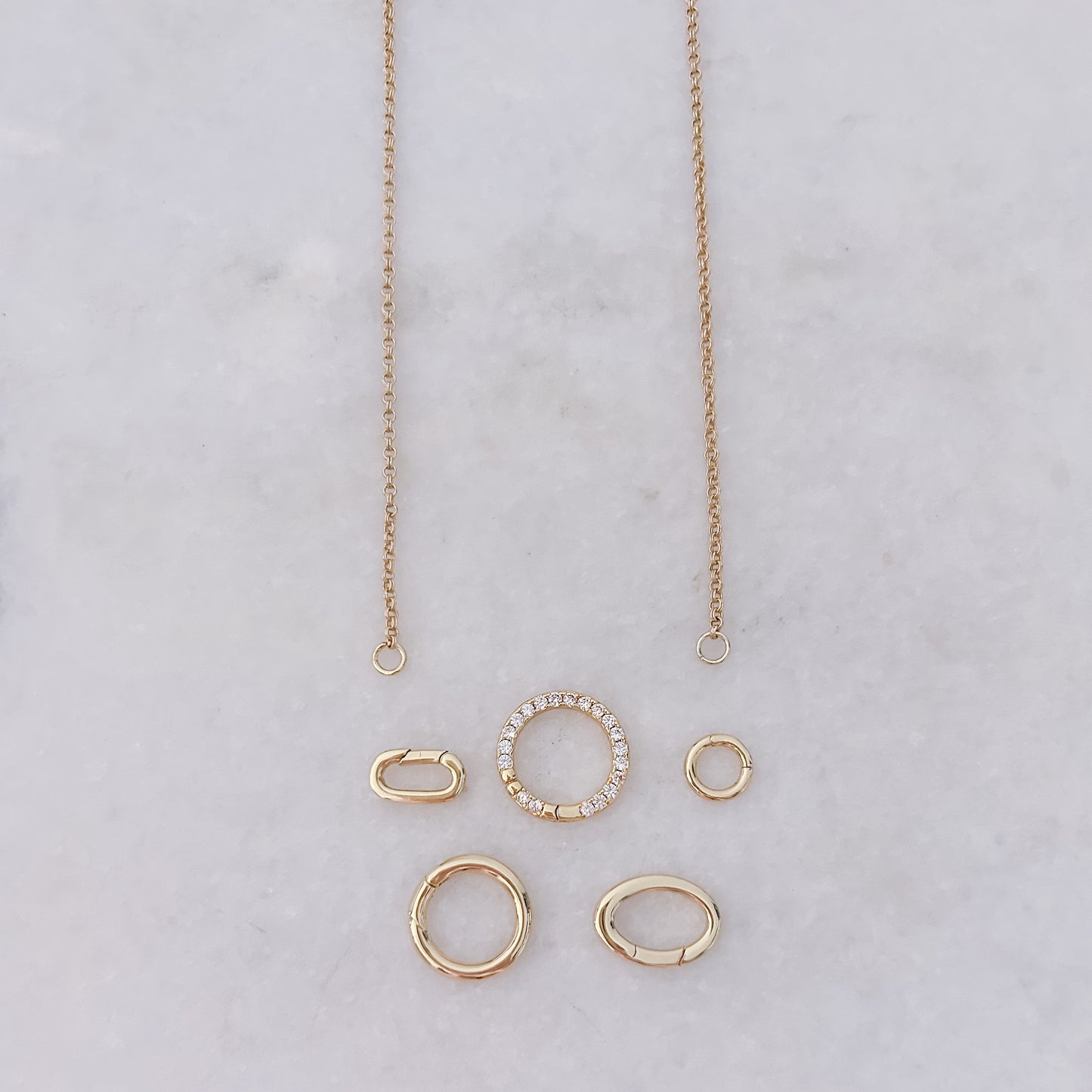 Delicate Rollo Necklace - 50cm