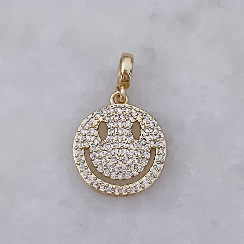 Sparkle Smiley Charm