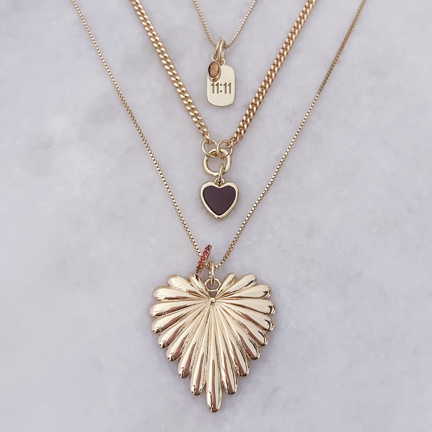 Brown Heart Necklace