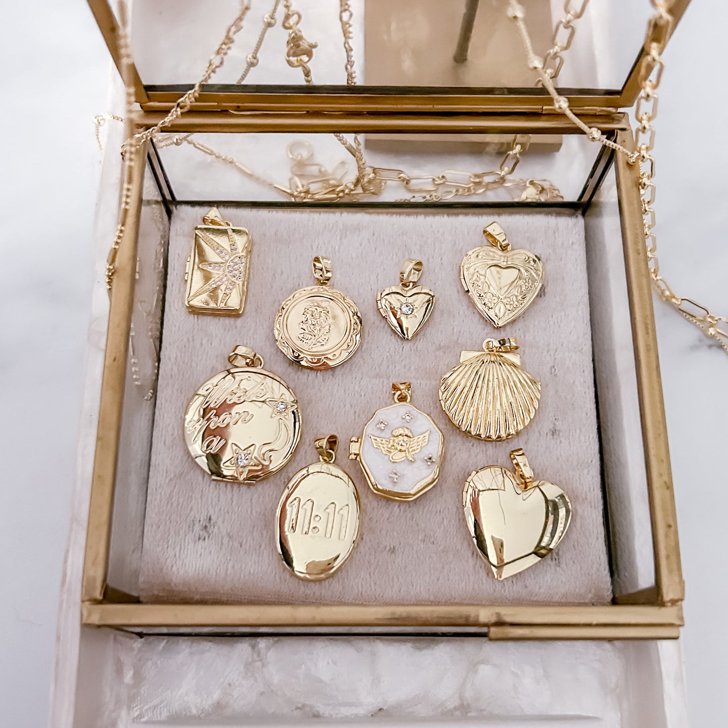 Rose Locket - Charm