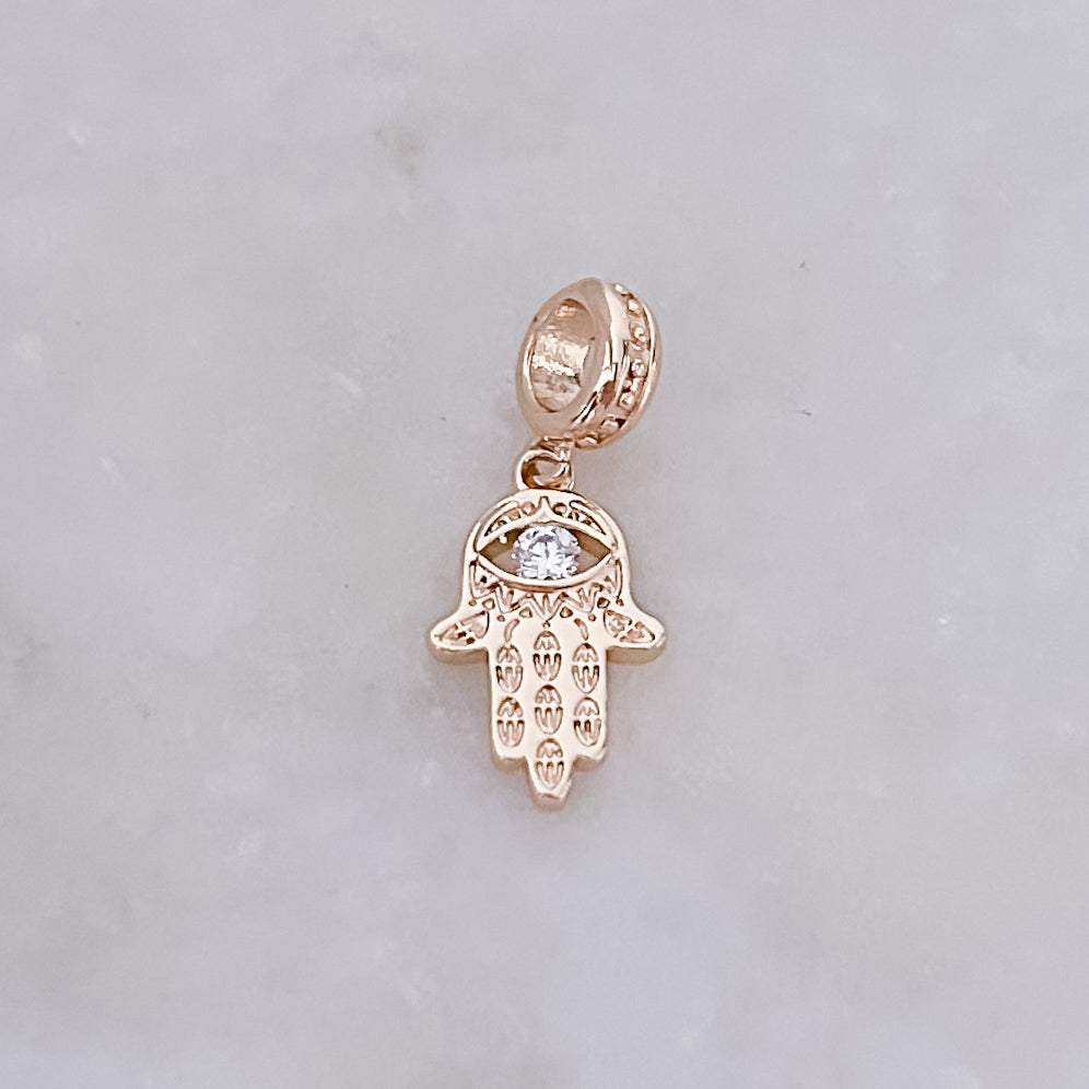 Hamsa Eye Charm
