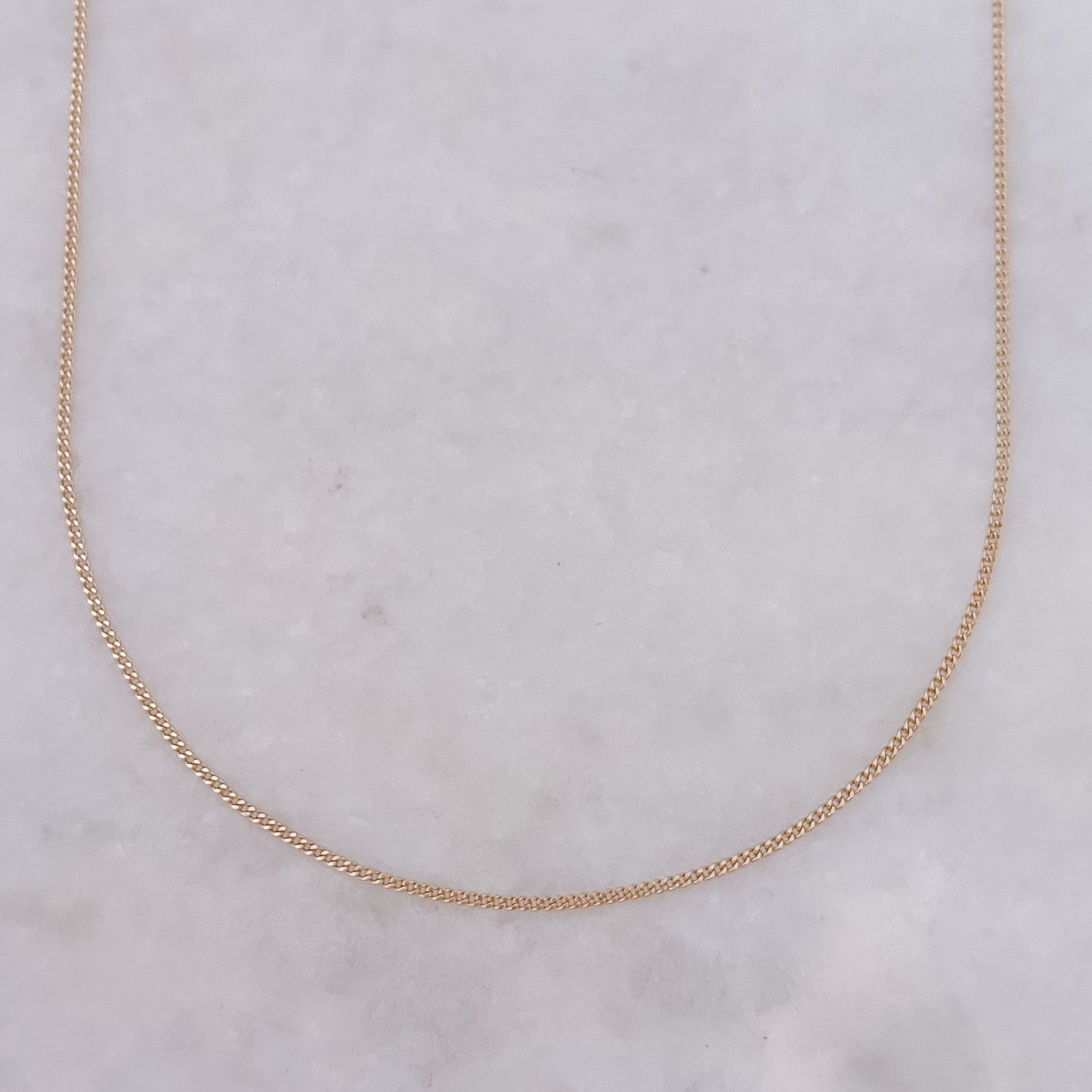 Delicate Curb Necklace