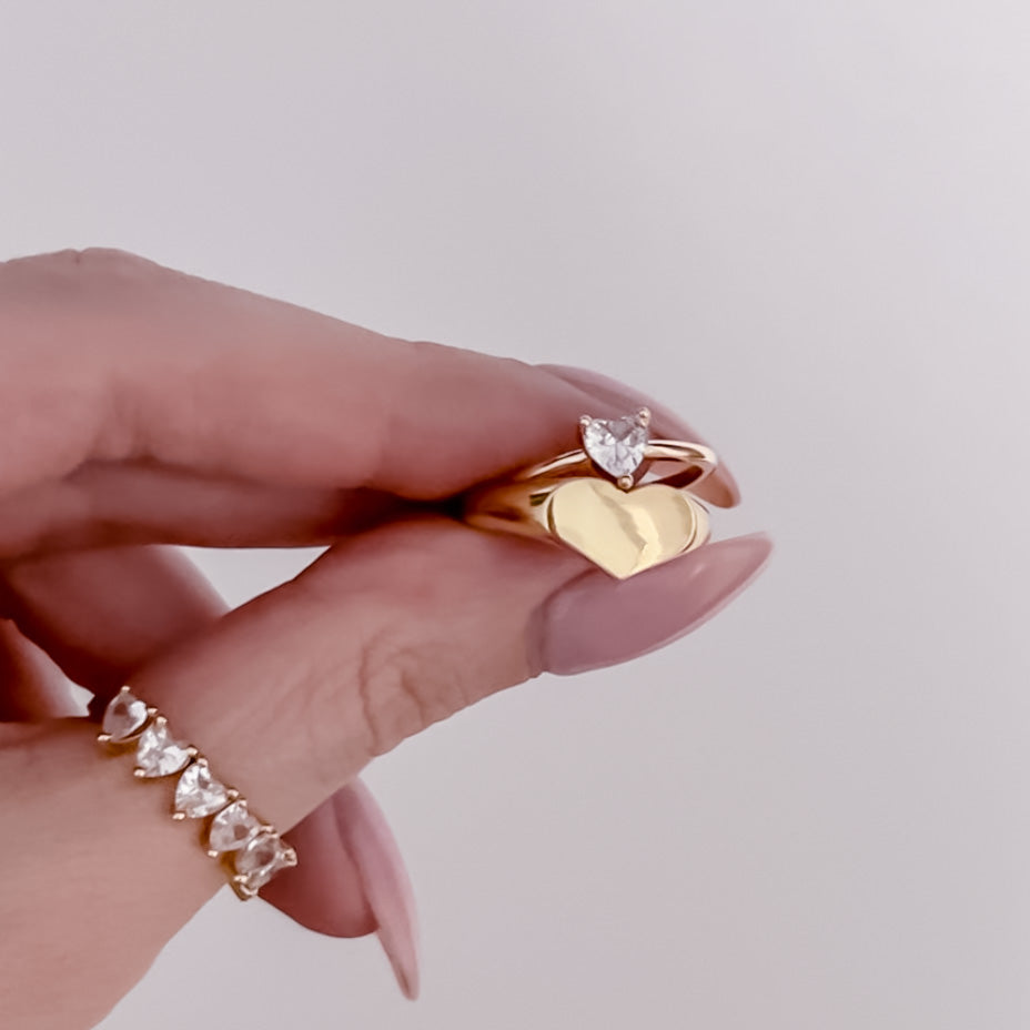Single Heart Ring