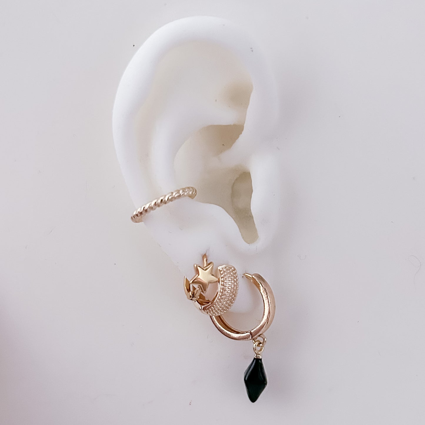Small Star Hoops
