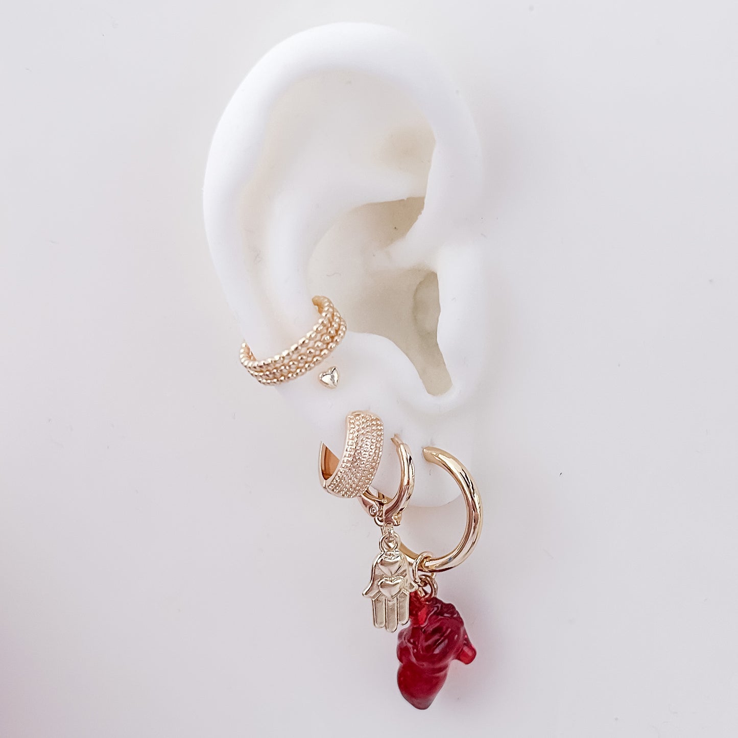 Teeny Tiny Heart Studs