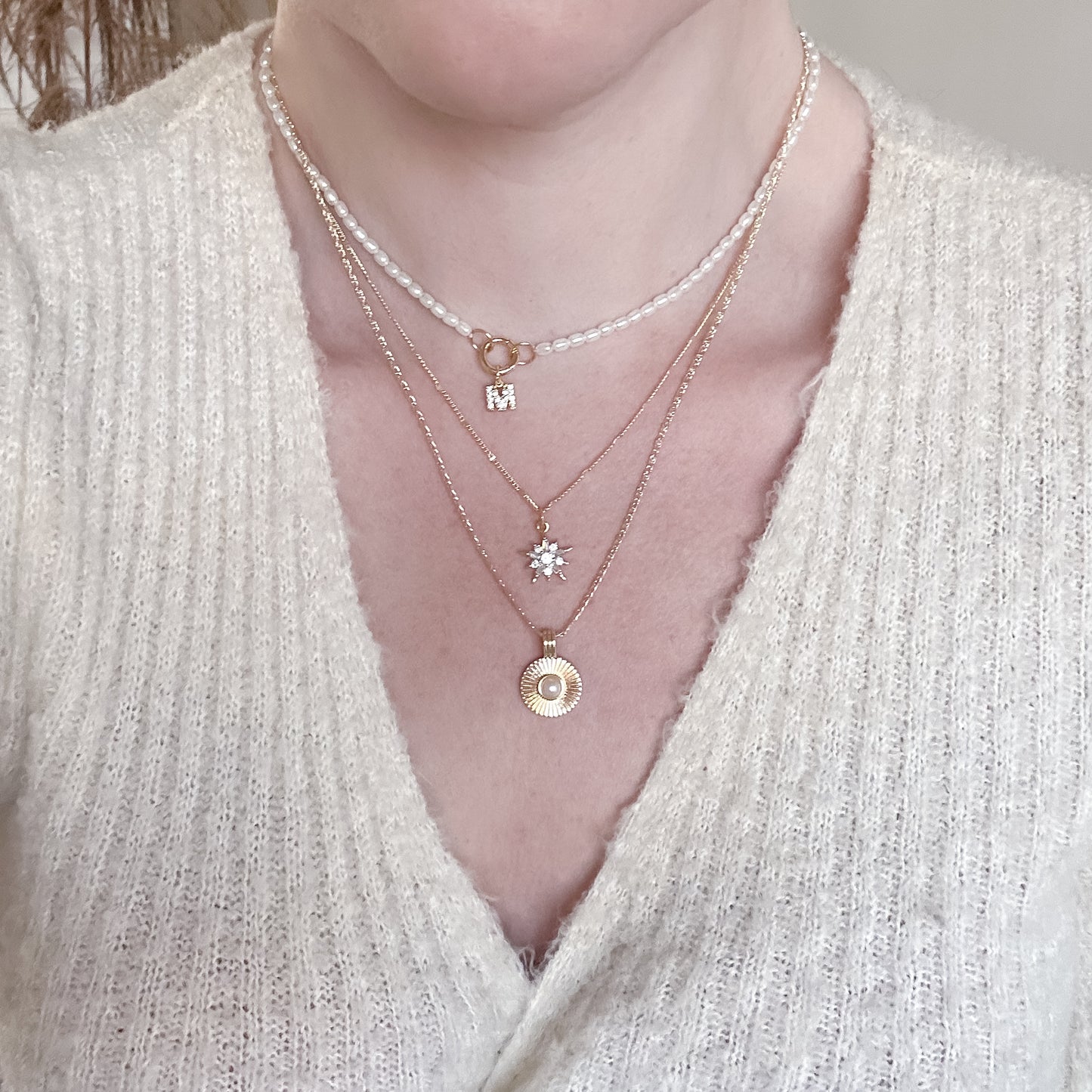 Pearl Coin Classic Necklace