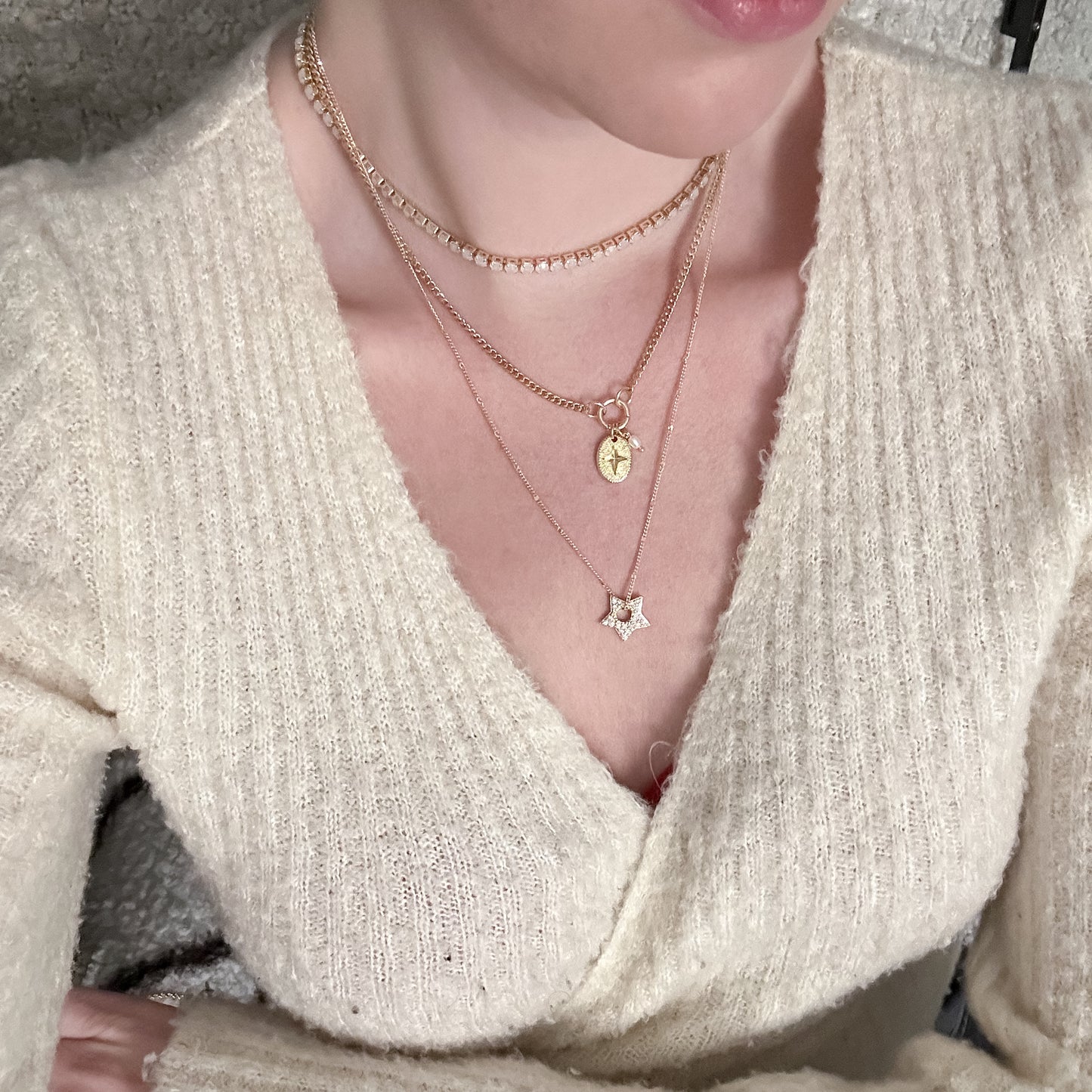 Lucky Star Pearl Necklace