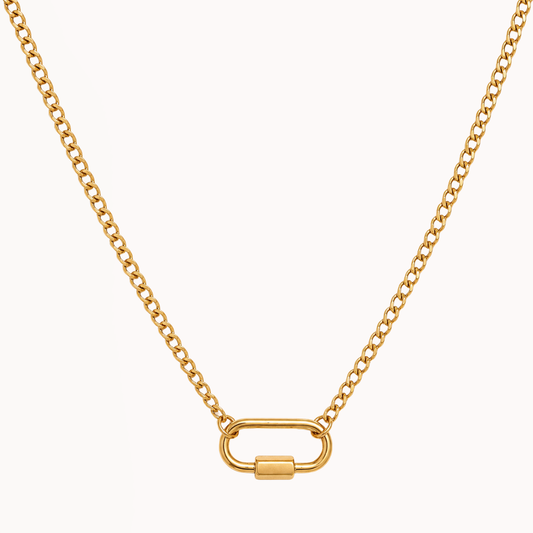 Coco Curb - Lock Necklace