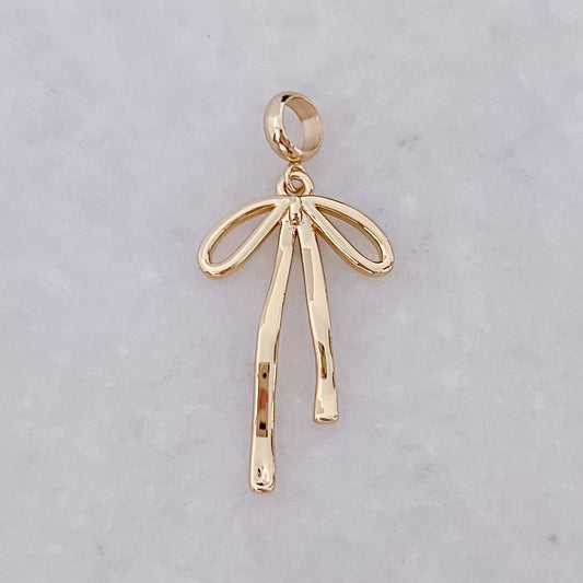 Golden Bow Charm