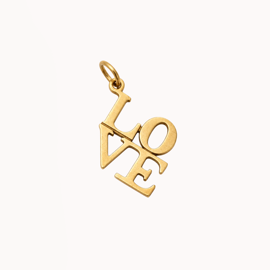 Gold LOVE - Charm
