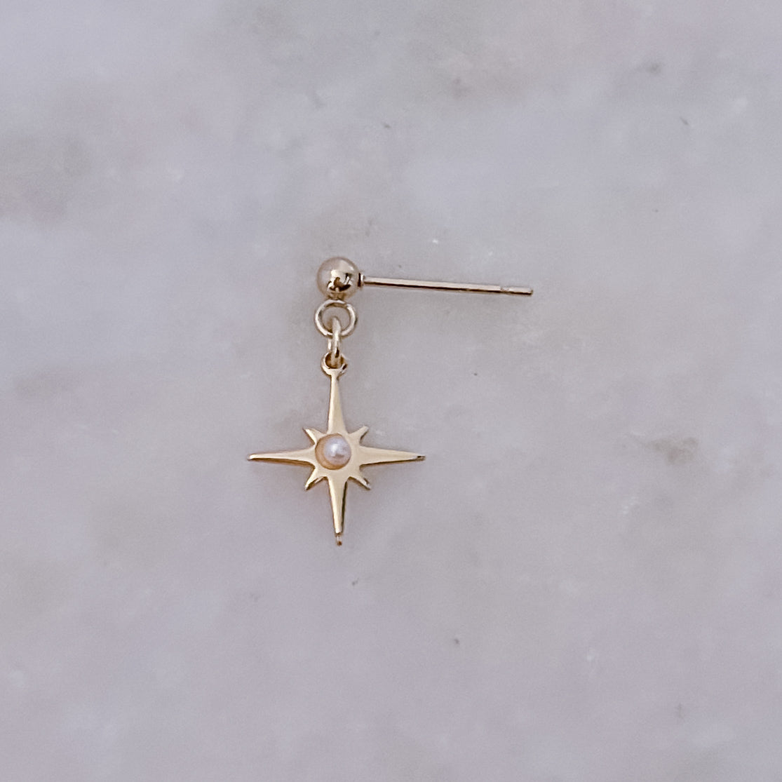 Pearl Star Pin