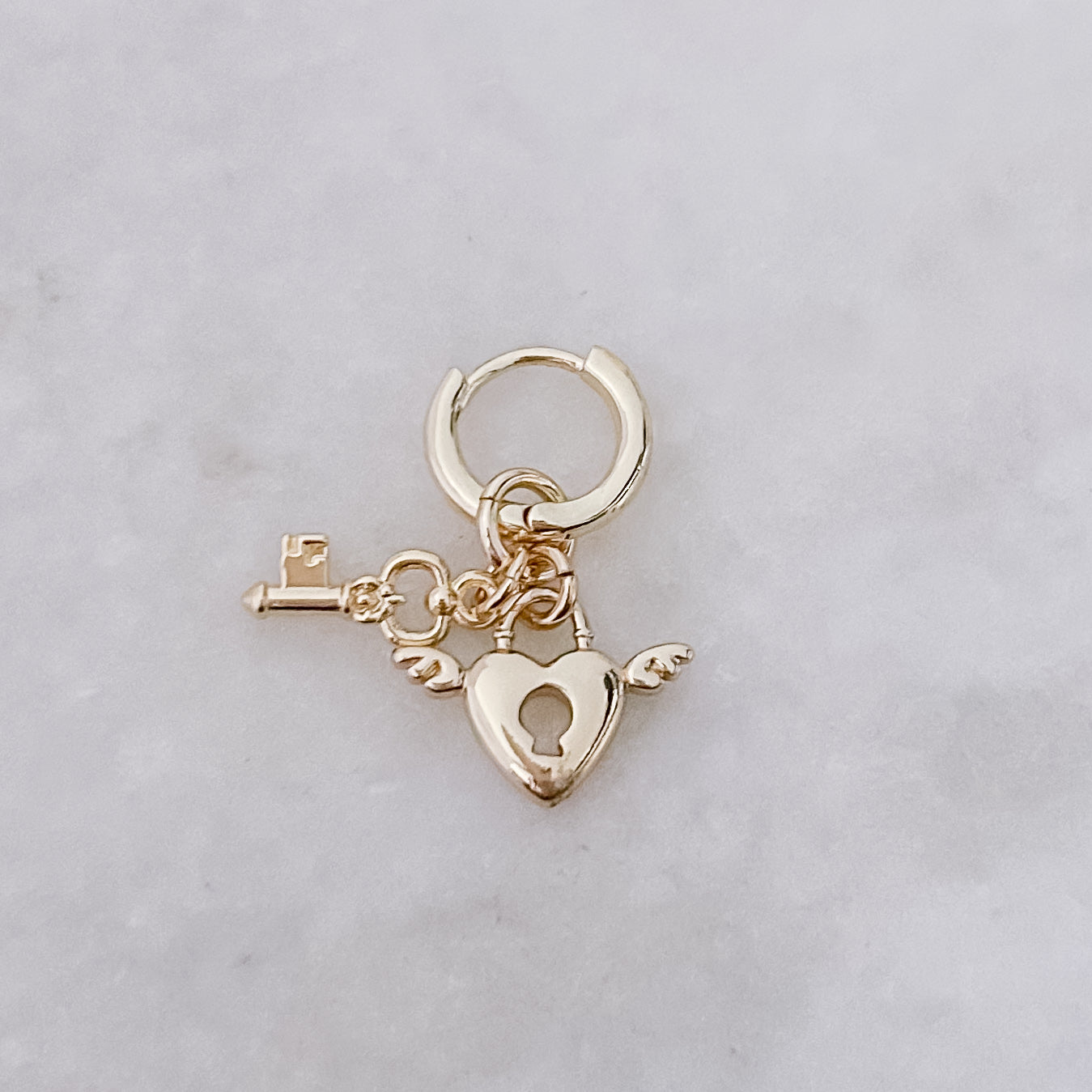 Love Lock + Key Hoop