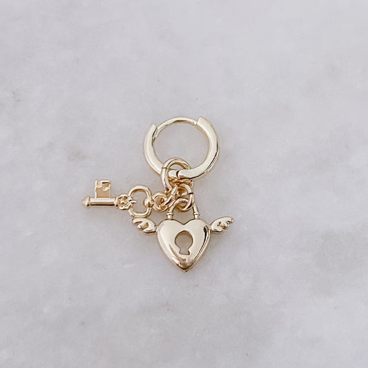 Love Lock + Key Hoop