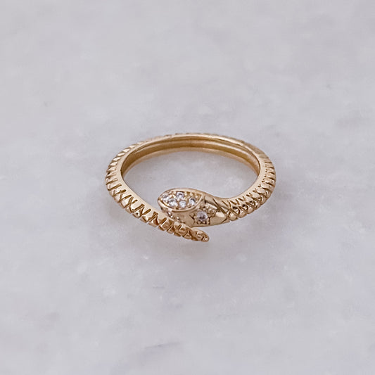 Diamond Snake Ring