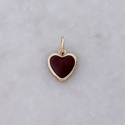 Brown Heart - Charm