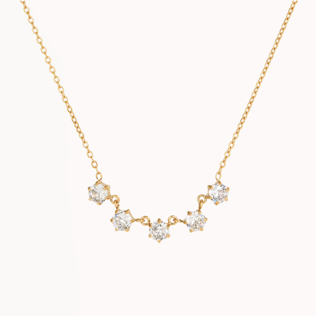 Five Stones Necklace