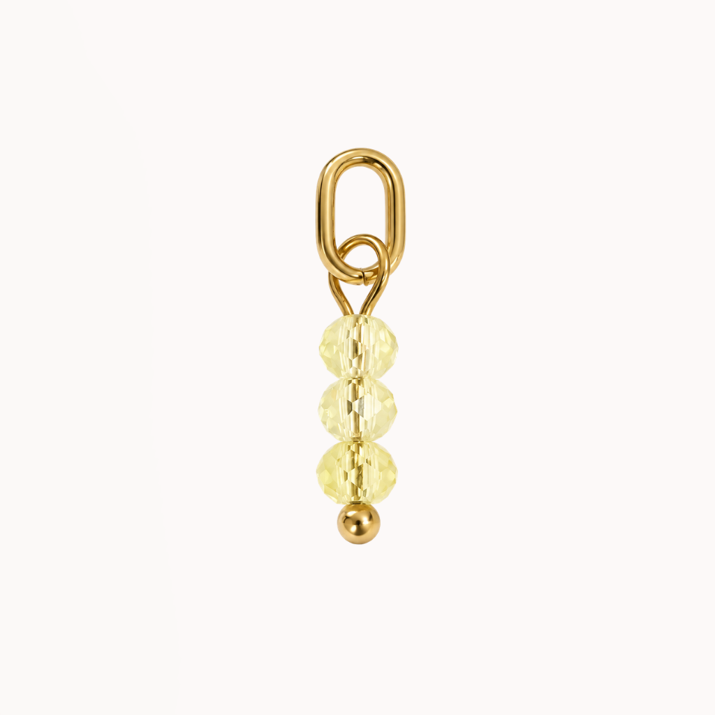 Yellow Beads - Charm