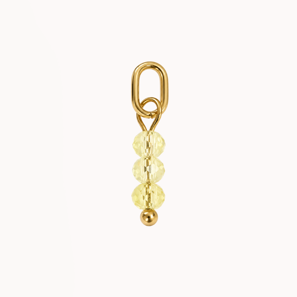 Yellow Beads - Charm