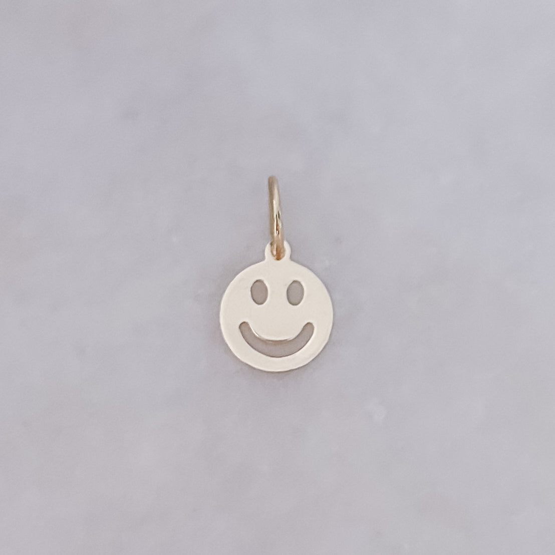 Gold Smiley - Charm